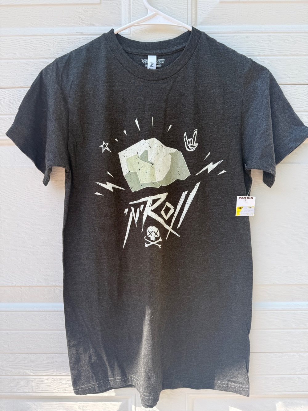 Zuni Sportswear "N'Roll" graphic rock n roll Tee Small NWT